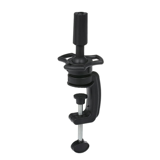 Soporte de pie para práctica de peluquería, diseño compacto y resistente en color negro