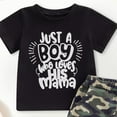thumbnail image 4 of Ymyiu Baby Boy Clothes Summer Boys' 2-Piece Summer Outfit Short Sleeve T-Shirt and Shorts Set Toddler To Big Kid 4T 5T (Dark Gray,4-5 Years), 4 of 4