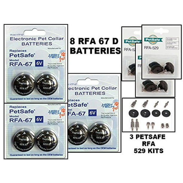 RFA 67 BATTERIES 8 PACK PLUS 3 PetSafe 529 KIT