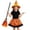 D-Multicolour, variant on Witch Kids Tutu Skirt Hats Witch Set Halloween Dress Party Girls Size 3-14 Years