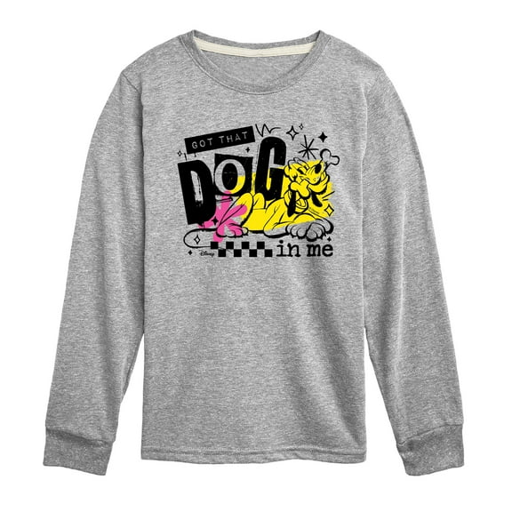 Disney - Got That Dog In Me - Toddler & Youth Long Sleeve Graphic T-Shirt