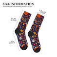 thumbnail image 3 of Pofeuu Whimsical Autumn Forest Print Crew Socks, Adult Running Hiking Socks for Youth and Adult, 3 of 7