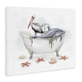 thumbnail image 3 of Stupell Industries Tropical Nautical Bathtub Animals Canvas Art, 20 x 16, by Ziwei Li, 3 of 8