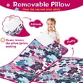 thumbnail image 3 of Pioneer Flower Floral Print Pattern Toddler Nap Mats for Kids Preschool,Sleeping Mat Bag or Kids,Toddler Sleeping Bag,Toddler Nap Mat or Daycare, 3 of 6
