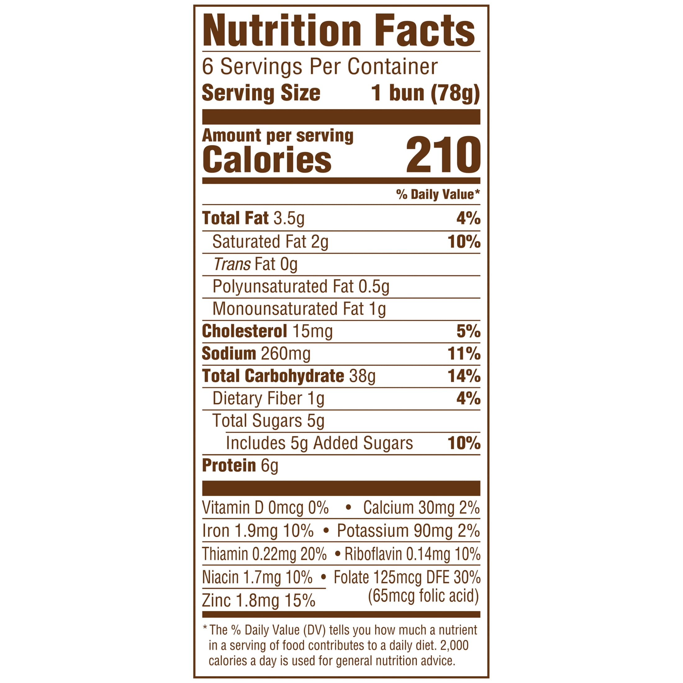 Alfaro's Artesano Brioche Buns, 6 Count, Hamburger Buns, 16.4 oz Bag