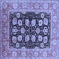 thumbnail image 1 of Ahgly Company Indoor Square Oriental Blue Industrial Area Rugs, 7' Square, 1 of 4