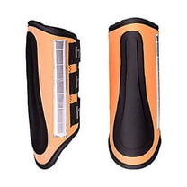 HorZe Reflective Boots L Orange