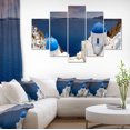 thumbnail image 1 of Blue Doomes Églises Panorama - Impression sur Toile, 1 of 3