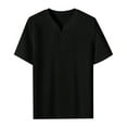 thumbnail image 3 of JTieacloth T Shirts Bulk Summer Men's Fashion Casual Sports Trend V Neck Short Sleeved T Shirt Top, 3 of 6
