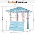 thumbnail image 4 of Modern Shade 8' x 8' Steel Frame Outdoor Grill Gazebo with USB Port and Hooks, 4 of 9