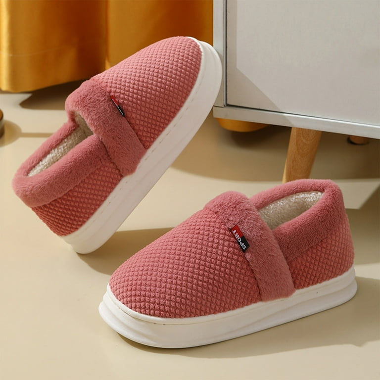 Indoor Shoes Womens Slippers Warm Bedroom Shoes Men's Women Warm