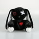 thumbnail image 5 of Juguete de peluche de conejo Reborn oscuro para niña, cojín de muñeca de tela, bonito conejo blanco, regalo de caramelo, regalo de Navidad, regalo de vacaciones, 5 of 5