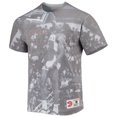 thumbnail image 2 of Men's Mitchell & Ness Spud Webb Heather Gray Atlanta Hawks Above The Rim T-Shirt, 2 of 3