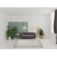 thumbnail image 2 of 7' X 9' Cream Geometric Stain Resistant Non Skid Indoor Outdoor Area Rug, 2 of 5