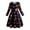 Black, variant on KYAIGUO Toddler Kids Dress Long Sleeve Dress Fashion Print Spring Dress for Baby Girls,Holiday Playwear Soft Princess Dress