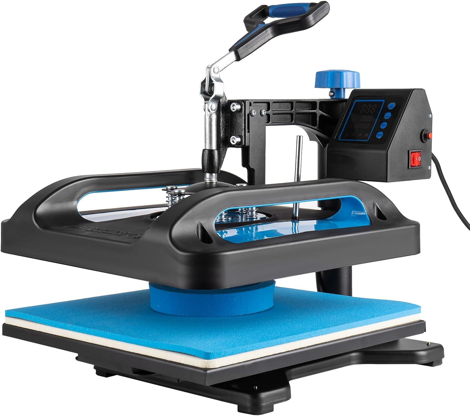 SHZOND Protable Heat Press 15x15 Inch, 8 in 1 Heat Press Machine with 30OZ Tumbler Press,Swing Away T Shirt Pressing Machine, Combo Tumbler Heat Press Machine Sublimation for T-Shirt Hat Mug Plate
