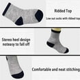 thumbnail image 2 of Boys Toddler Crew Socks- 24 Pairs Soft Athletic Casual School Socks for Kids Boys Girls 1-14 Years Old, 2 of 5
