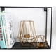 thumbnail image 5 of Fashion Farol para Adornos Candelabros de 3D Marco Decoraciones para Habitaciones Oro l, 5 of 5