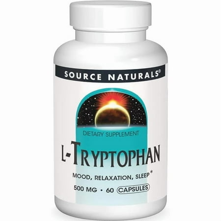 Source Naturals L-Tryptophan 500 mg 60 Capsules