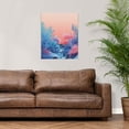 thumbnail image 5 of Summer Marine Coral Gradient Blue (2) Canvas Frameless Painting Wall Art Painting Suitable For Dormitory Bedroom Living Room Toilet Decoration, 5 of 6