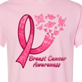 thumbnail image 4 of Inktastic Breast Cancer Awareness Ribbon and Butterflies T-Shirt, 4 of 5