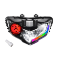 thumbnail image 3 of Faro LED dinámico para Yamaha Y15zrv2lc135v8, luces de aplicación ajustables para conducción diurna, conjunto de focos grandes, 3 of 5
