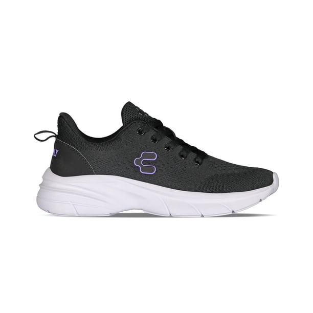 Tenis Deportivos Mujer CHARLY Comodidad Confortables Textiles negro 23