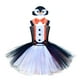 thumbnail image 1 of Disfraz de Cosplay de pingüino para niños, traje de falda de burbuja negra, juego de rol de Animal de actuación, divertido para Halloween, 1 of 5