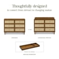 thumbnail image 5 of Namesake Marin with Cane 6 Drawer Assembled Dresser, 5 of 7