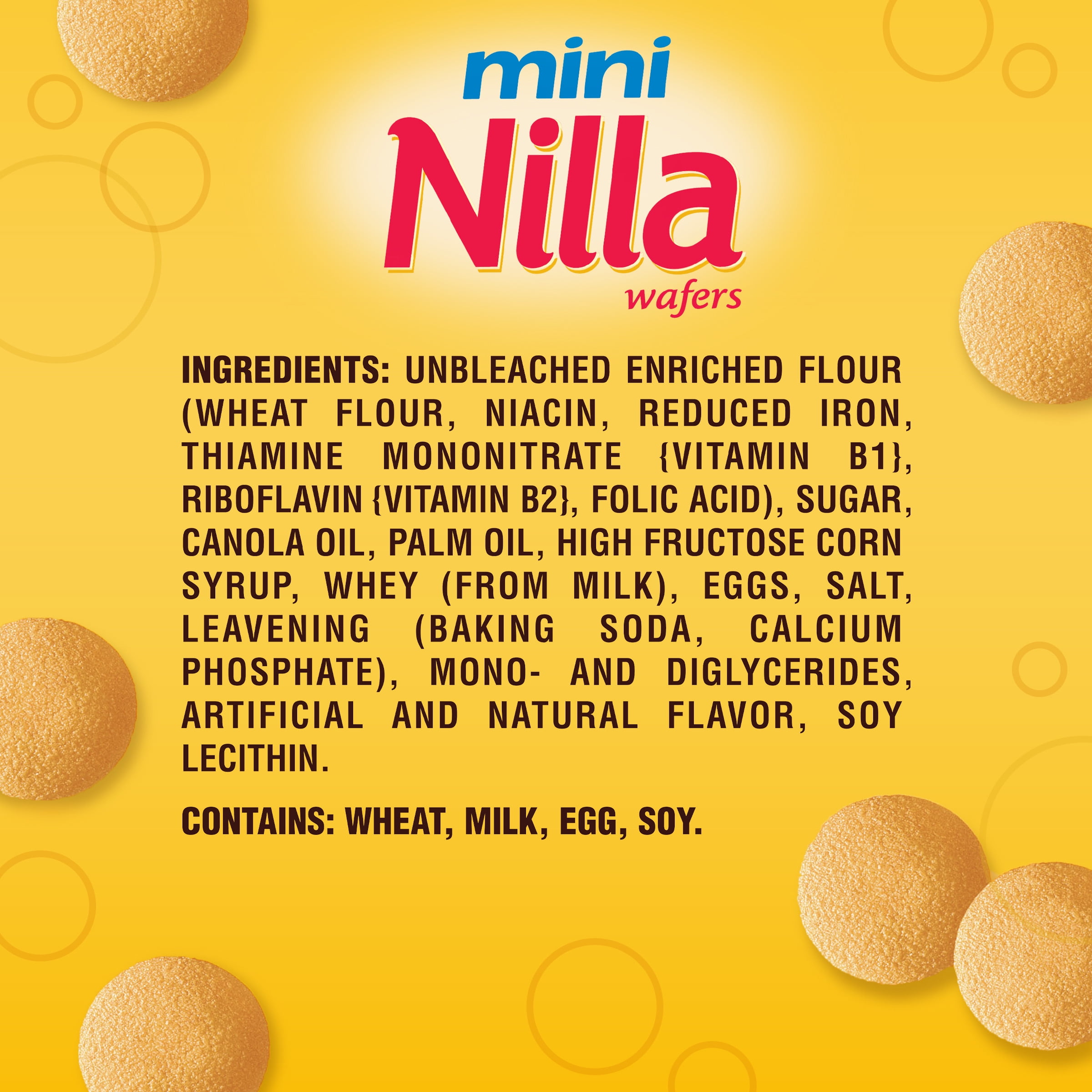 Nilla Wafers Mini Vanilla Wafer Cookies, 11 Oz Box - Walmart.com