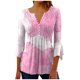 thumbnail image 1 of Ichuanyi liquidación femenina moda impresas impresas cascas en v con cuello corto cubo de camisetas sueltas de manga suelta ICHUANYI WER202308215548, 1 of 4