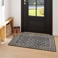 thumbnail image 3 of Washable Vintage Kitchen Mat 31"x20" Non Slip Soft Plush Low Profile Kitchen Rug, Distressed Medallion Oriental Style Sink Mat for Laundry Room Bedroom Office, 3 of 6