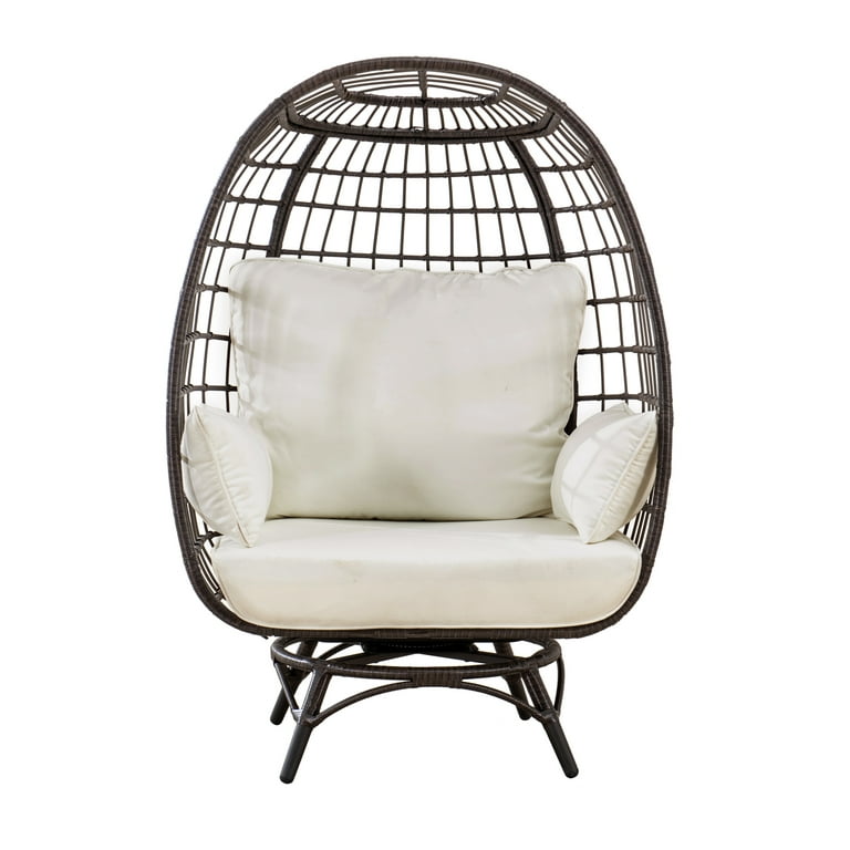Outdoor Egg Chair with Cushion Oversized Egg Chair - On Sale - Bed Bath &  Beyond - 38288944