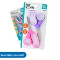 thumbnail image 2 of Pen+Gear 5" Blunt Kids Scissors 2 Pack, Pink and Purple, 2 of 7
