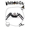 thumbnail image 5 of Halloween Decorations Spider Toy – 24" Animated Walking Spider with Glowing Red Eyes, Voice-Activated Scary Crawling Spider Decoration, Realistic Black Spider Prop for Indoor Outdoor Halloween Party, 5 of 5