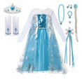 thumbnail image 1 of Disfraz de la reina de las nieves para niña, vestido de princesa de Frozen para fiesta de Carnaval y graduación, 2023 Fivean unisex, 1 of 2