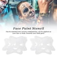 thumbnail image 4 of Face Paint Stencils Kit, Reliable Plastic Face Painting Templates 2Pcs Convenient Rounded Edges  For Kids, 4 of 8