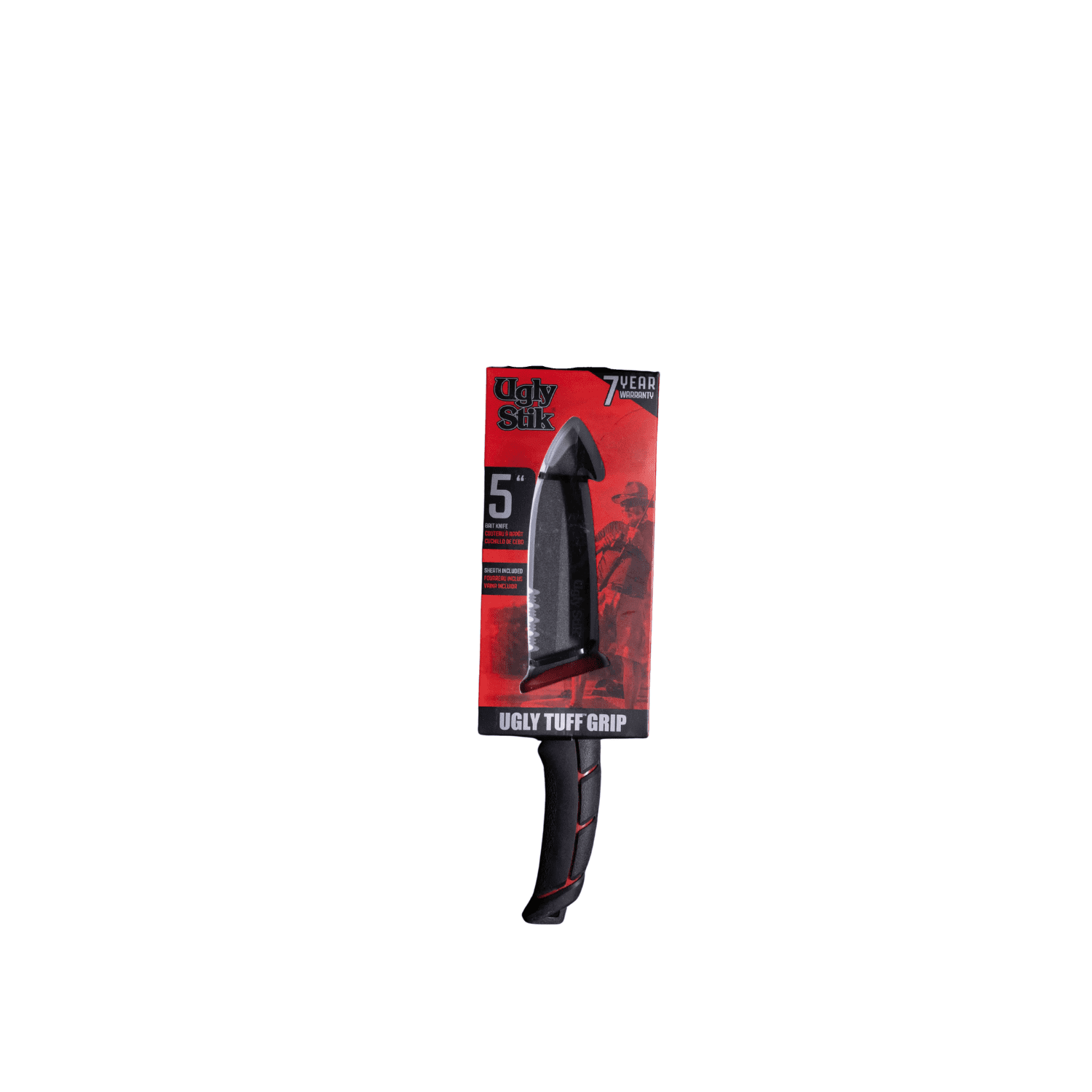 Ugly Stik Tools Gut Hook Bait Fishing Knife, Black