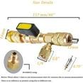 thumbnail image 4 of 4Xhvac Outil d'Installation de Port 5/16 Pouces&1/4 Pouces avec Noyaux de Valve 11 Pcs, 4 of 9