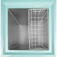 thumbnail image 4 of Nostalgia NRRFCF35AQ Classic Retro Refrigerator, Aqua, 21.46" x 23.23" x 33.46", 4 of 5