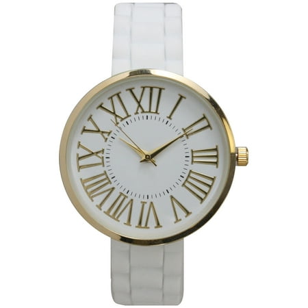 Women's Oversized Face Silicone Watch