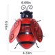 thumbnail image 3 of Luces de cadena solares, arte de pared de metal, decoración de pared de abejas, luces de abejas solares, luces de abejas con arte de hierro alimentadas por energía solar para jardín al aire libre,, 3 of 8