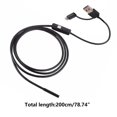 thumbnail image 4 of Usb To Usb C, Usb C To Usb, 3 in 1 Usb Endoscope Type C Borescope 7Mm Inspection Snake Camera Hd Ip67 with 6 Adjustabl Leds Tpye-C Interface, Android Interface, and Pc Computer Interfac, 4 of 5