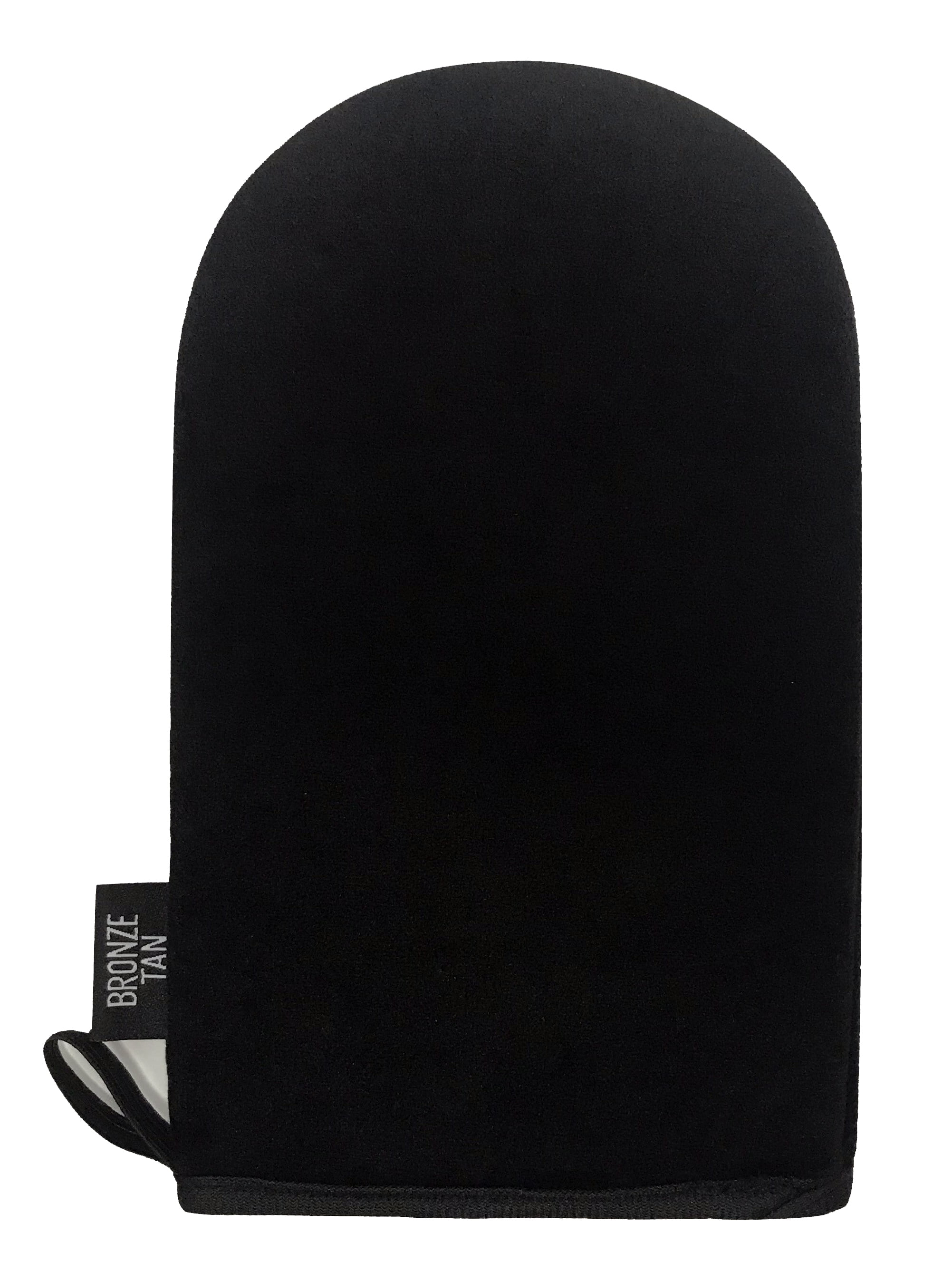 Bronze Tan Velvet Self-Tanning Applicator Mitt For An Even Streak-Free Sunless Tan Protects Hands From Stains When Applying Tanning Lotion- Washable And Reusable- Black