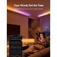 thumbnail image 4 of Lepro S1 AI LED Strip Lights, 65.6ft Smart RGB Light Strip with IC, Rainbow Effects, Color DIY, Personalized AI Lighting Designer, Wi-Fi & Bluetooth, 4 of 9