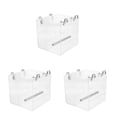 thumbnail image 1 of Guardoinrt Plastic Bird Water Bath Tub Easy To Install Sturdy And Durable Wide Application Made With Plastic Feeder 13*11*13CM 3Set, 1 of 6