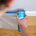 thumbnail image 5 of Duck Brand Clean Release Pre-Taped Clear 4 ft. x 90 ft. Drop Cloth, 5 of 8