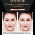 thumbnail image 4 of 2 In 1 Highlighter Contour Stick Double Ended Cream Shadow For Nose Cheek Bone Facial Sculpting, 4 of 8