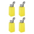 thumbnail image 1 of 4PCS 250ML(8.5oz) Dispensador de alcohol con bomba de presión, botellas vacías recargables, color amarillo, 1 of 6