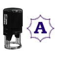 thumbnail image 1 of Printtoo Octagon Celtic Swirl Frame Alphabet A Monogram Self Inking Rubber Stamp Office Stationary, 1 of 4